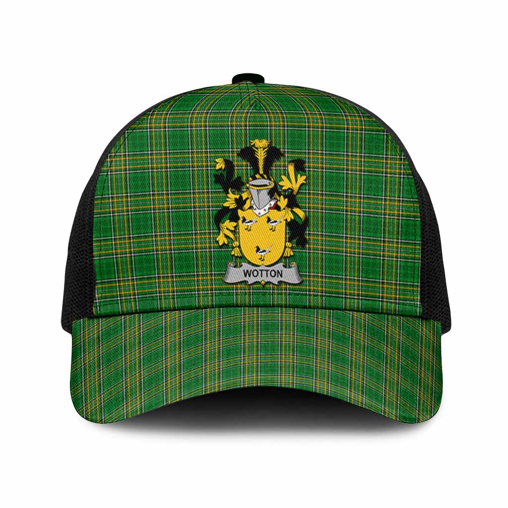 Wotton Irish Coat of Arms Tartan Mesh Trucker Cap