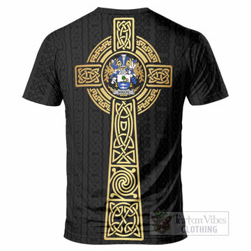 Woulfe Irish Coat of Arms T-Shirt with Celtic Tree of Life Inspired