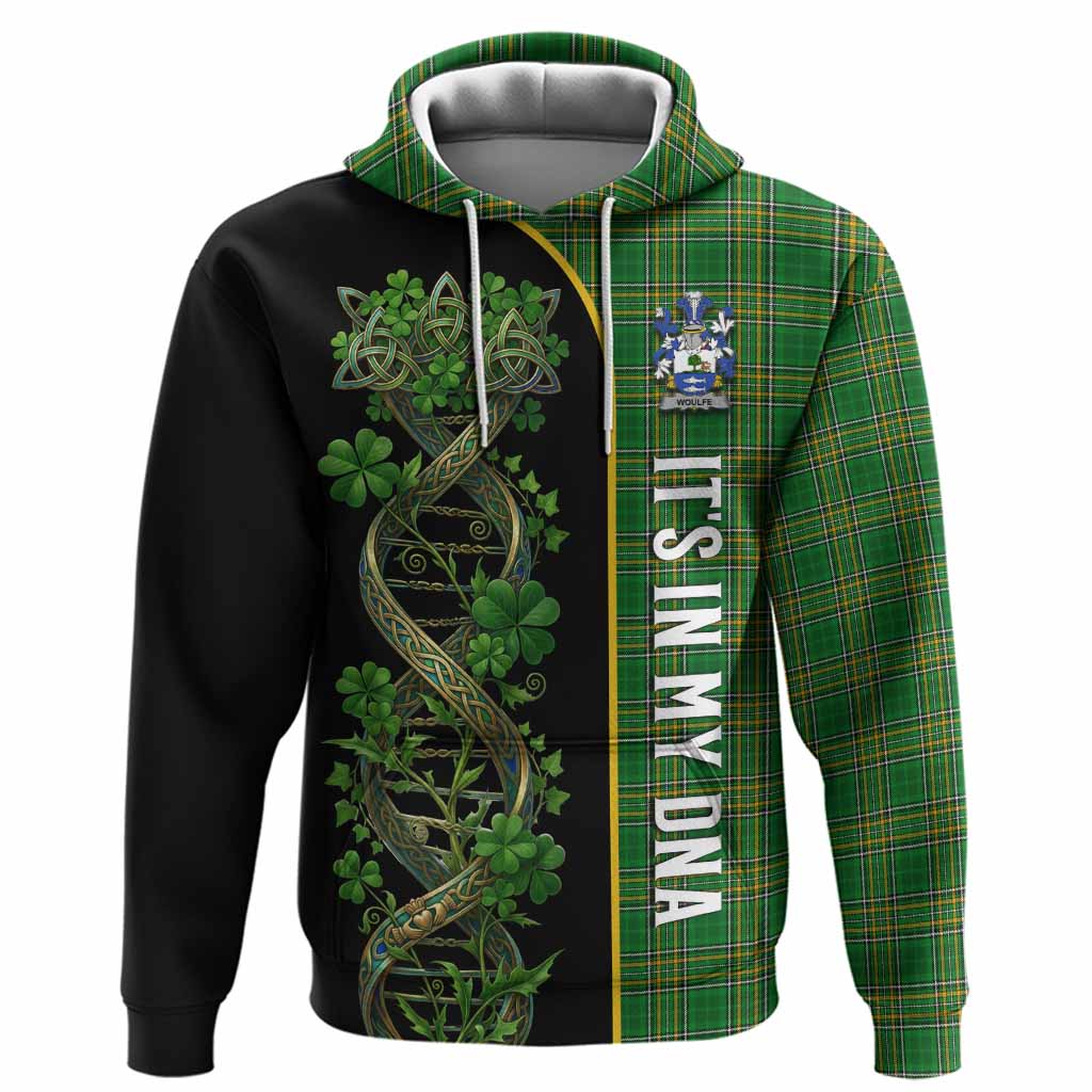 Woulfe Irish Shamrock DNA Tartan Hoodie It's In My DNA Pride Art