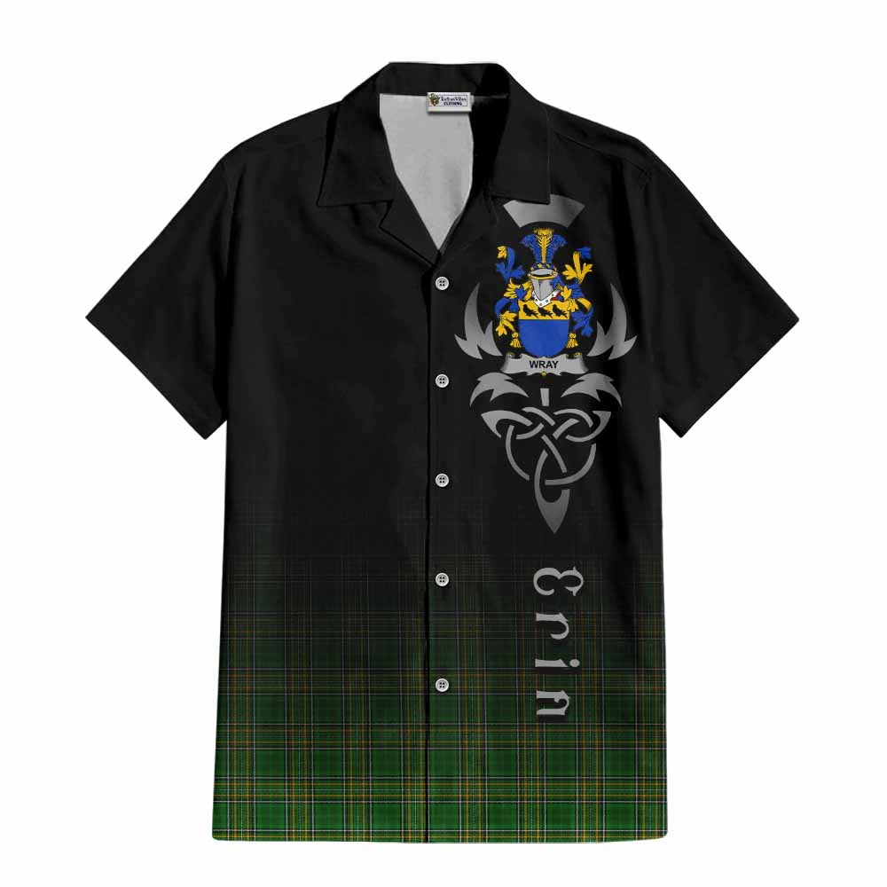Wray Irish Clan Hawaiian Shirt with Coat of Arms Erin Go Bragh Celtic Inspired Kid - Tartan Vibes Clothing