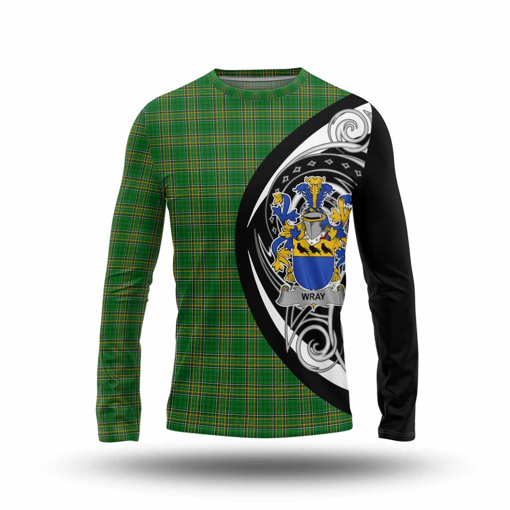 Wray Irish Clan Long Sleeve T-Shirt Celtic Circle Style Unisex - Tartan Vibes Clothing