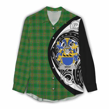 Wray Irish Clan Women's Casual Shirt Celtic Circle Style Female - Tartan Vibes Clothing