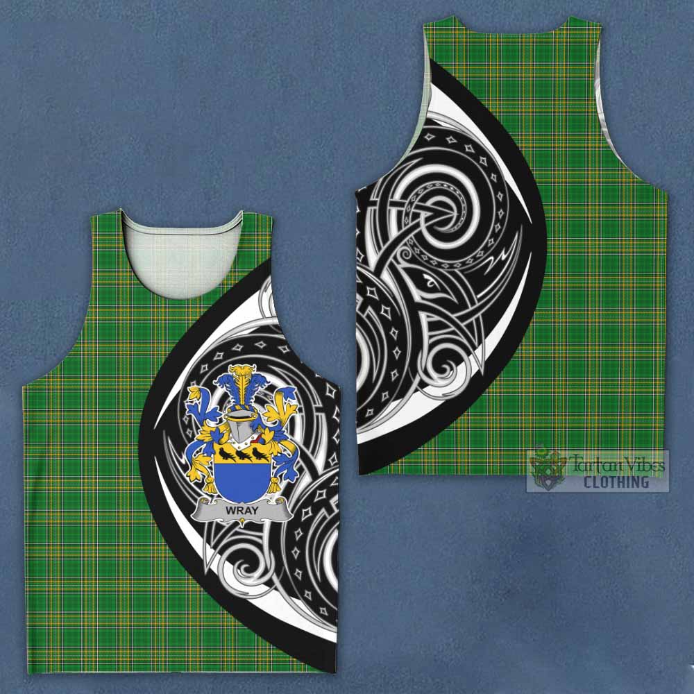 Tartan Vibes Clothing Wray Irish Clan Men's Tank Top Celtic Circle Style