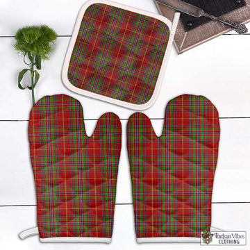 Wren Tartan Combo Oven Mitt & Pot-Holder Combo 2 Oven Mitt & 1 Pot-Holder Black - Tartan Vibes Clothing