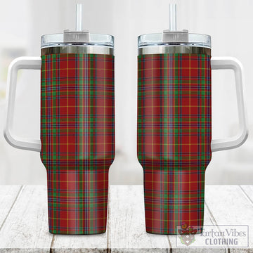 Wren Tartan Tumbler with Handle One Size 40 OZ - Tartan Vibes Clothing