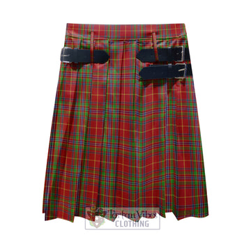 Wren Tartan Men's Pleated Skirt - Fashion Casual Retro Scottish Kilt Style