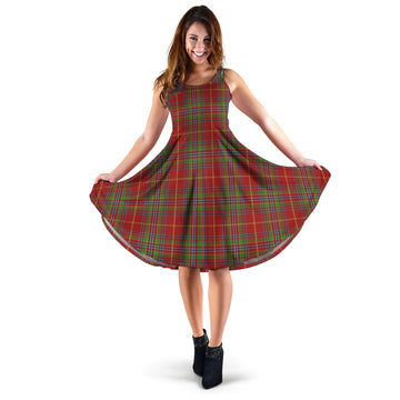 Wren Tartan Sleeveless Midi Womens Dress XL - Tartan Vibes Clothing