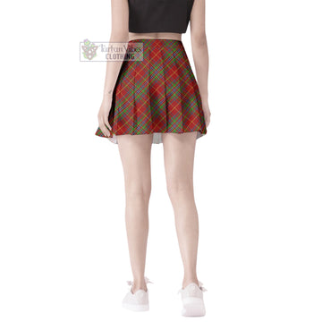Wren Tartan Women's Plated Mini Skirt