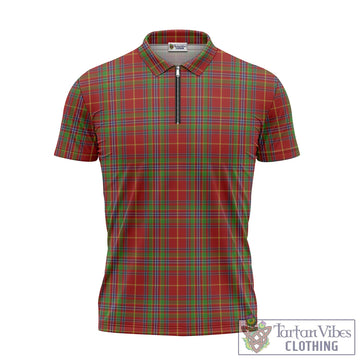 Wren Tartan Zipper Polo Shirt - Tartan Vibes Clothing