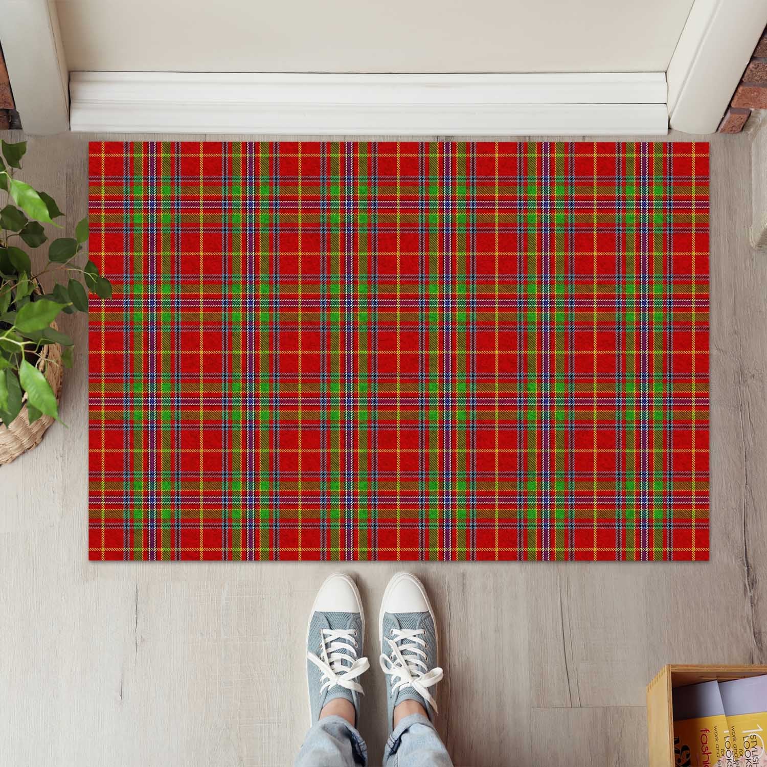Wren Tartan Rubber Doormat - Tartan Vibes Clothing