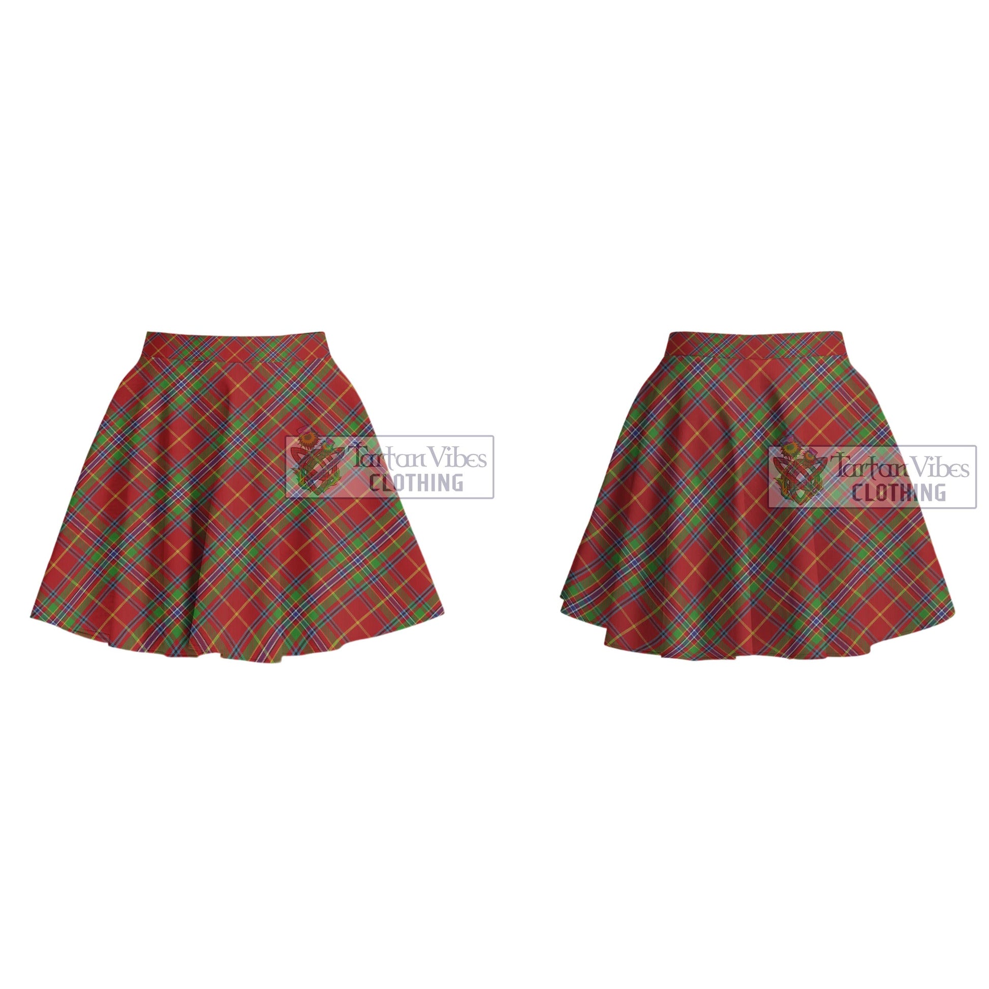 Tartan Vibes Clothing Wren Tartan Women's Plated Mini Skirt