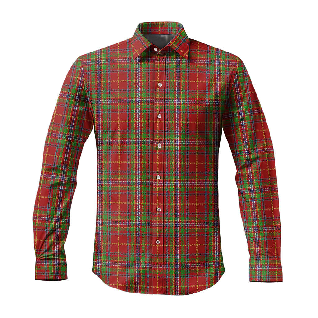 Wren Tartan Long Sleeve Button Up Shirt Men's Shirt - Tartan Vibes Clothing