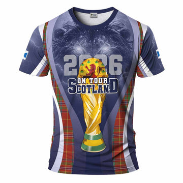 Wren Scotland Football Tartan T-Shirt Scotland On Tour Trophy Style