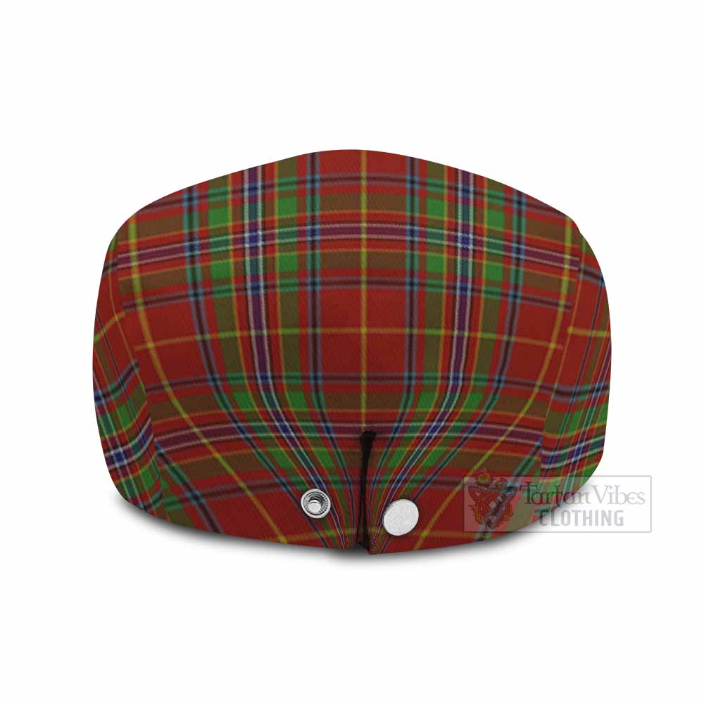 Wren Tartan Jeff Cap, Tartan Flat Cap