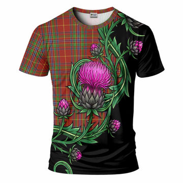 Wren Tartan T-Shirt Resilient Scottish Thistle