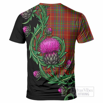 Wren Tartan T-Shirt Resilient Scottish Thistle
