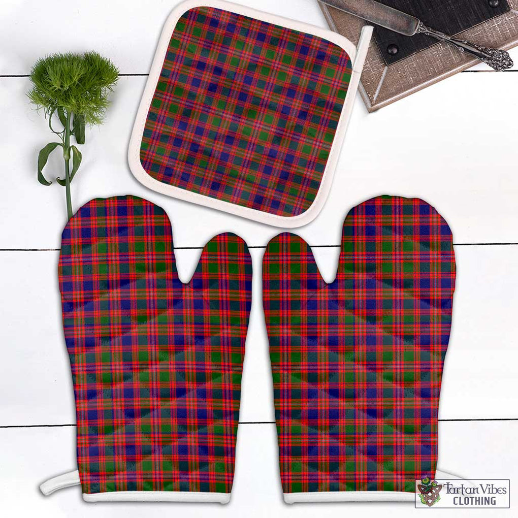Wright Tartan Combo Oven Mitt & Pot-Holder Combo 1 Oven Mitt & 1 Pot-Holder White - Tartan Vibes Clothing