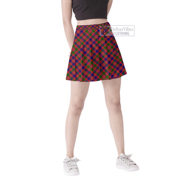 Wright Tartan Women's Plated Mini Skirt