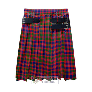 Wright Tartan Men's Pleated Skirt - Fashion Casual Retro Scottish Kilt Style