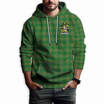 Wright Irish Clan Tartan Hoodie with Coat of Arms Zip Hoodie - Tartan Vibes Clothing