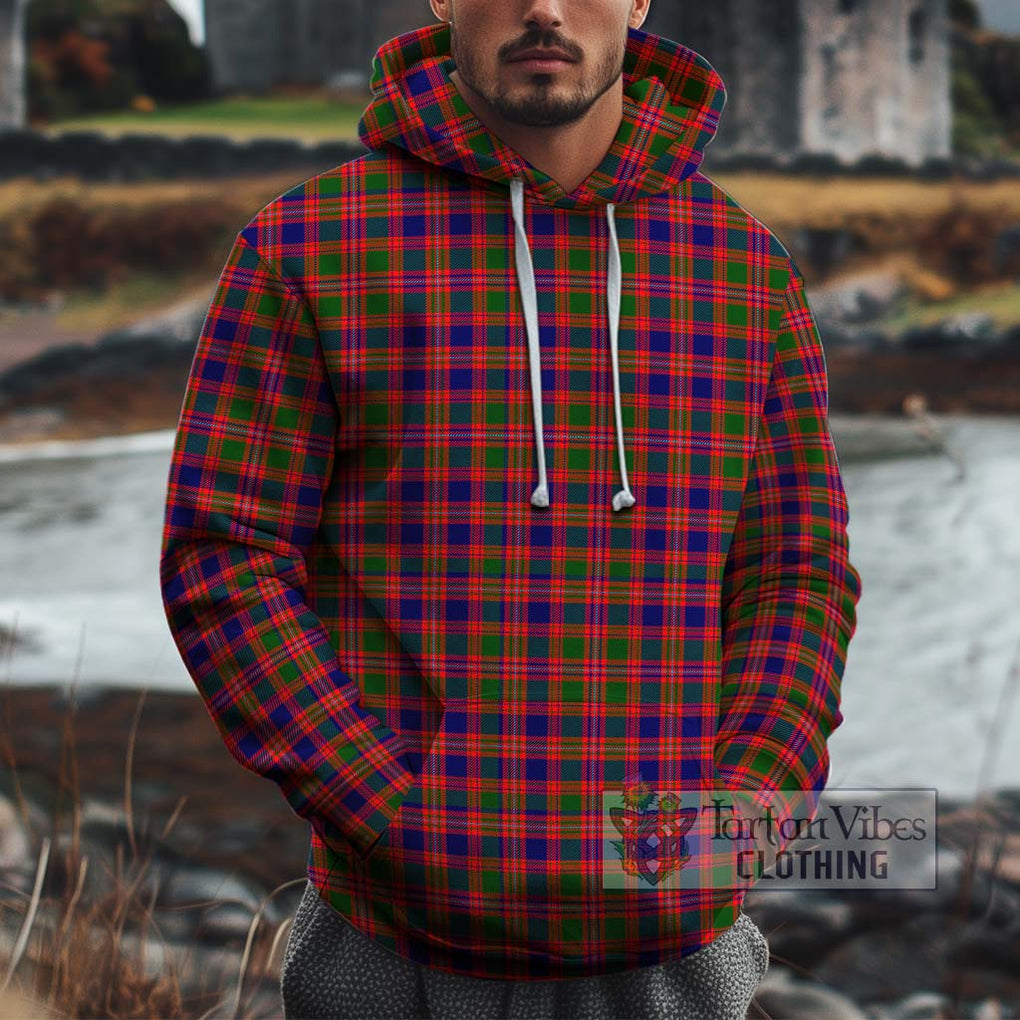 Wright Tartan Cotton Hoodie Pullover Hoodie XS - Tartan Vibes Clothing