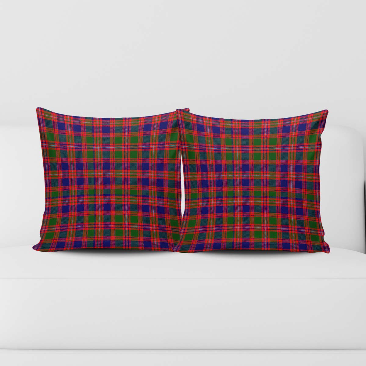 Wright Tartan Pillow Cover Square Pillow Cover - Tartanvibesclothing Shop