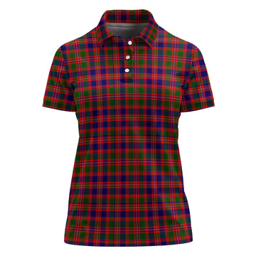Wright Tartan Polo Shirt For Women