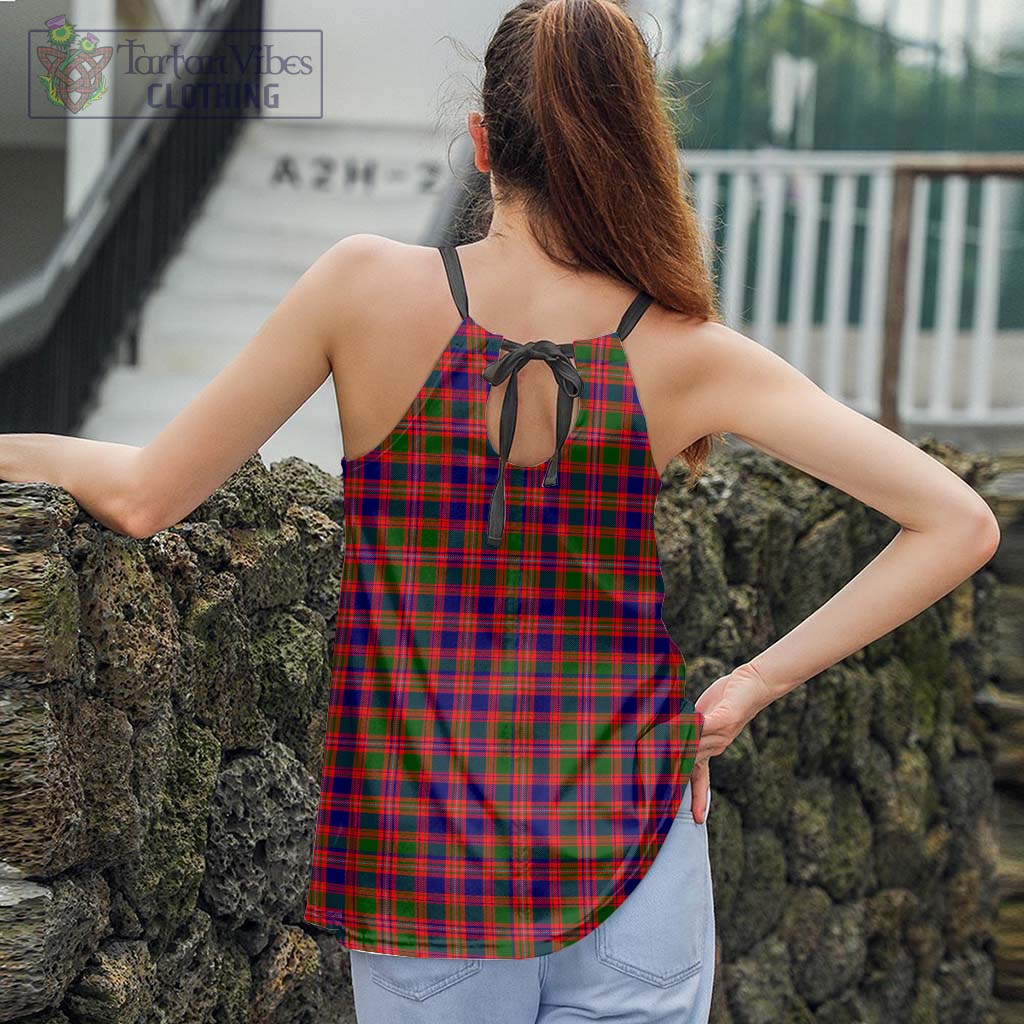 Wright Tartan Loose Halter Neck Camisole - Tartan Vibes Clothing