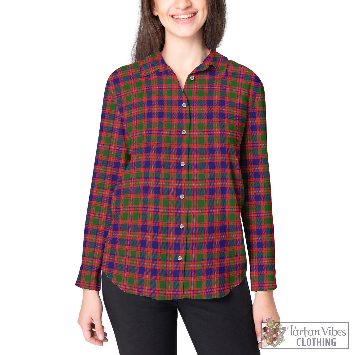 Wright Tartan Womens Casual Shirt