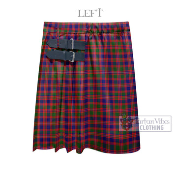 Wright Tartan Men's Pleated Skirt - Fashion Casual Retro Scottish Kilt Style