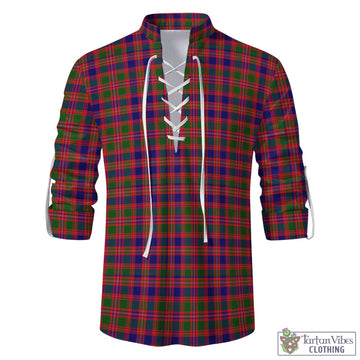 Wright Tartan Men's Scottish Traditional Jacobite Ghillie Kilt Shirt