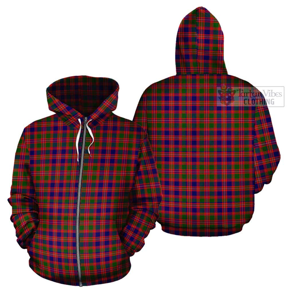 Wright Tartan Cotton Hoodie Zip Hoodie - Tartan Vibes Clothing