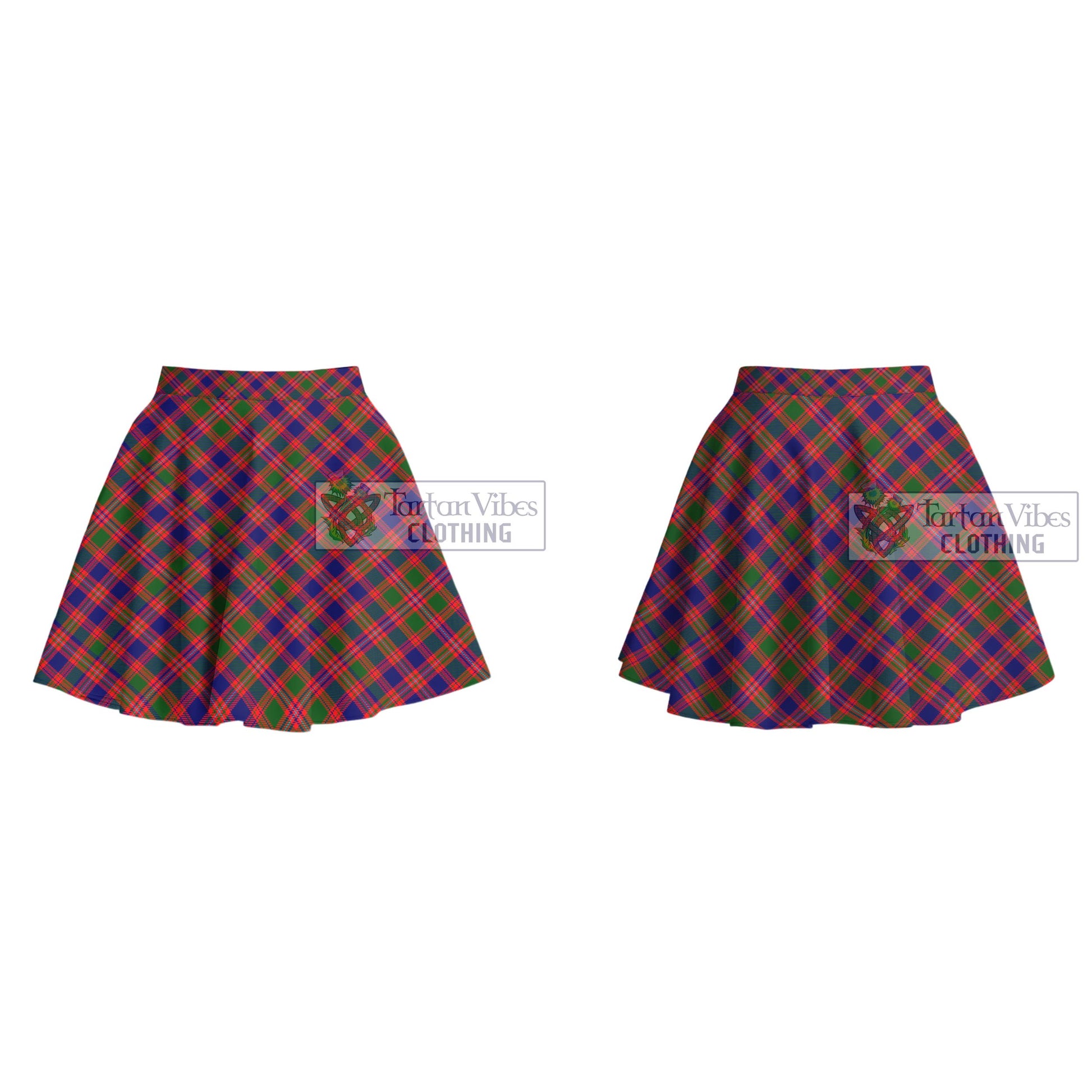Tartan Vibes Clothing Wright Tartan Women's Plated Mini Skirt
