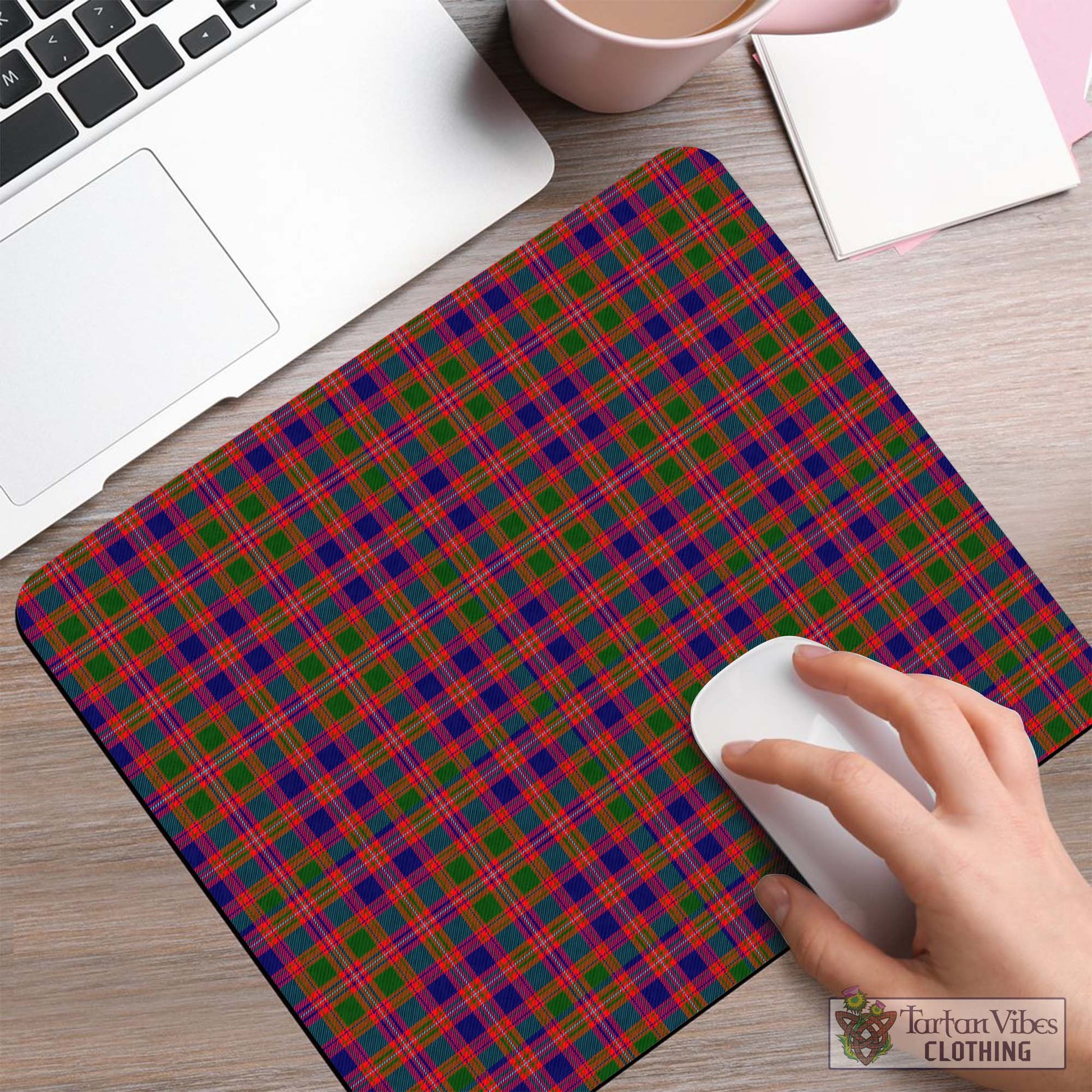 Tartan Vibes Clothing Wright Tartan Mouse Pad
