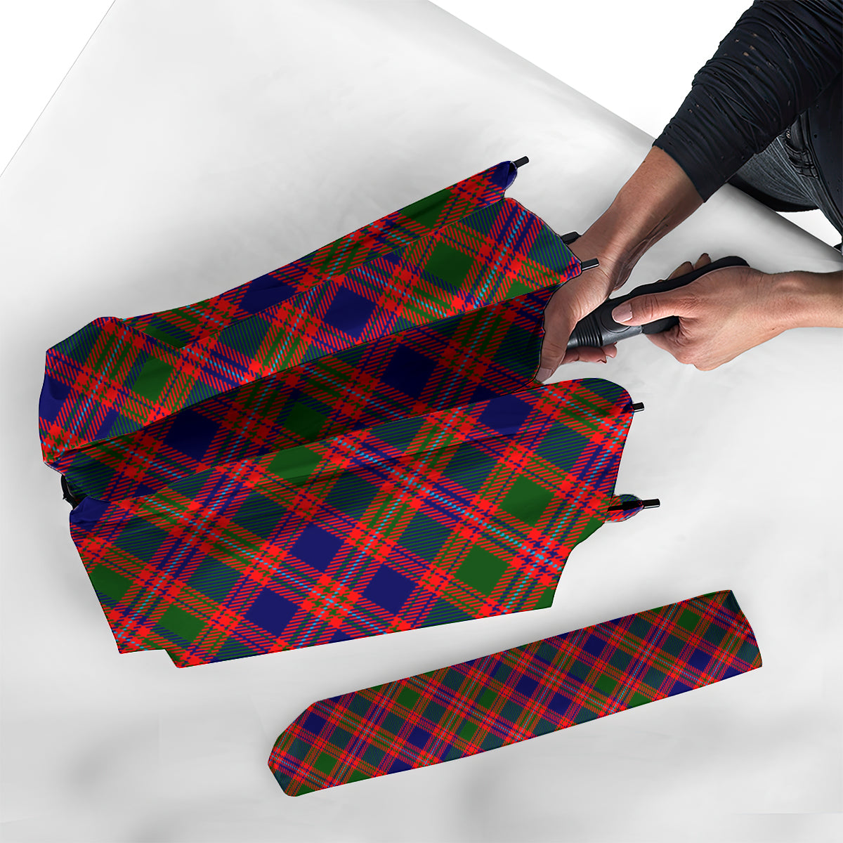 Wright Tartan Umbrella - Tartanvibesclothing