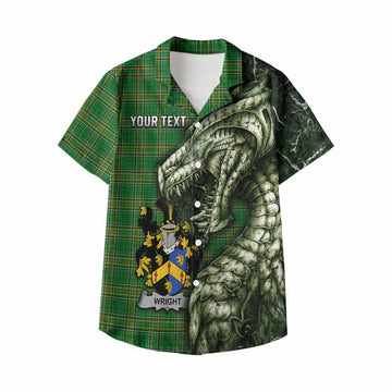 Wright Irish Clan Kid Hawaiian Shirt Irish Roots Dragon Soul