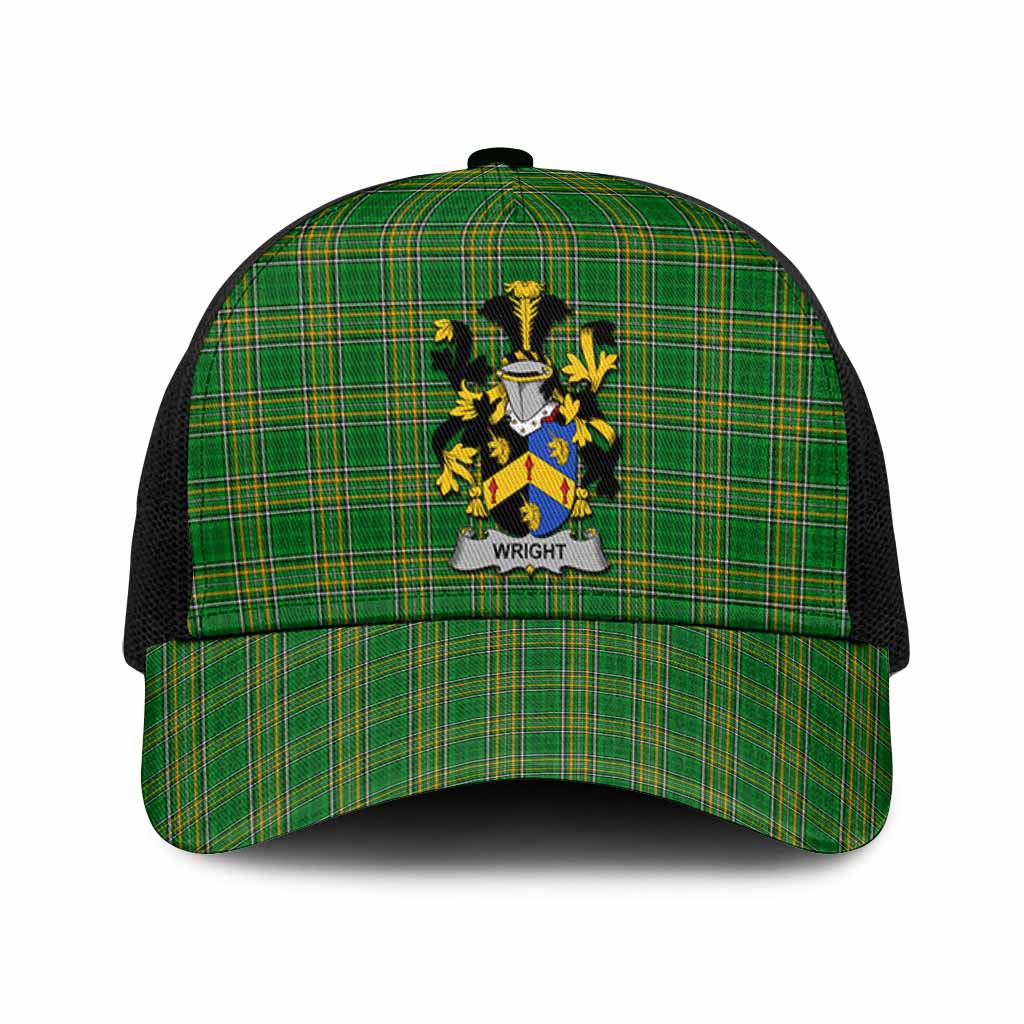 Wright Irish Coat of Arms Tartan Mesh Trucker Cap
