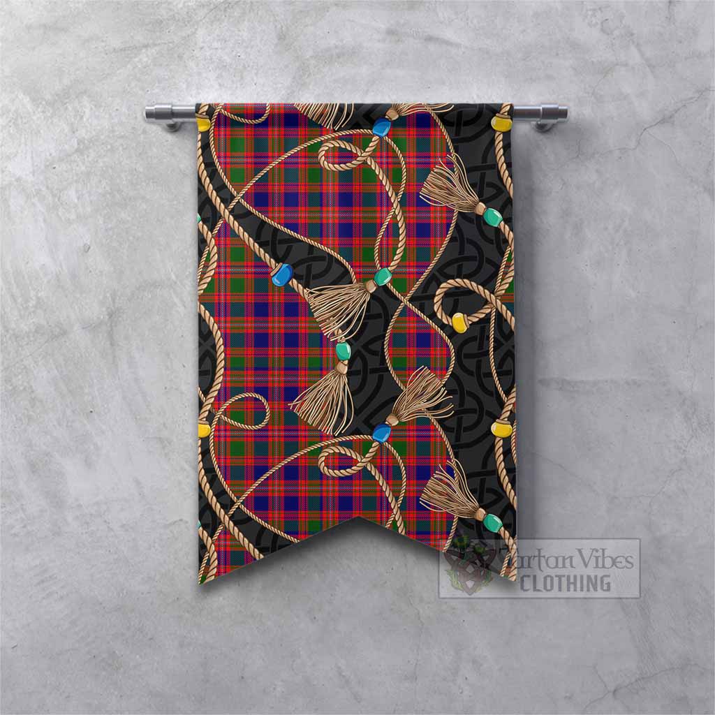 Wright Scottish Tartan Twisted Ropes Stylized Gonfalon Fishtail - Tartan Vibes Clothing