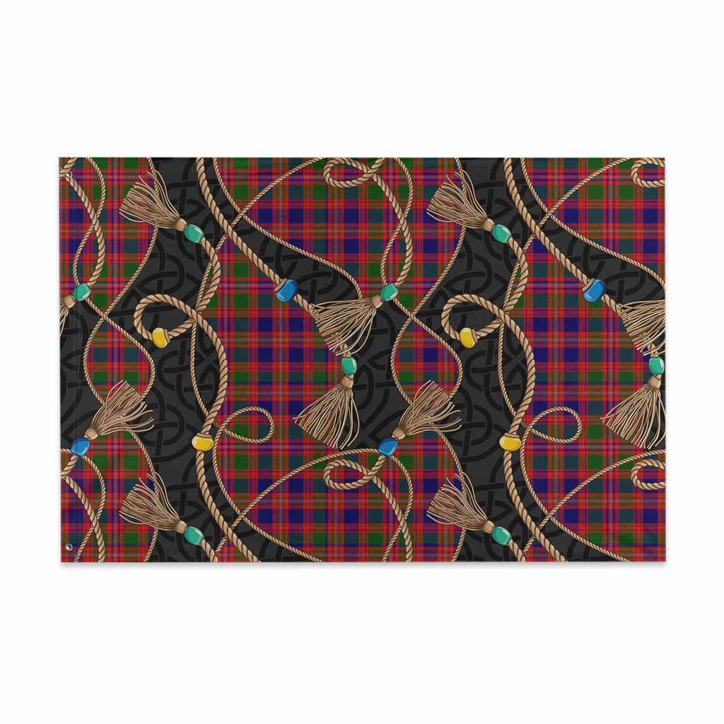 Wright Scottish Tartan Twisted Ropes Stylized House Flag 48*72 inch (120*180 cm) - Tartan Vibes Clothing