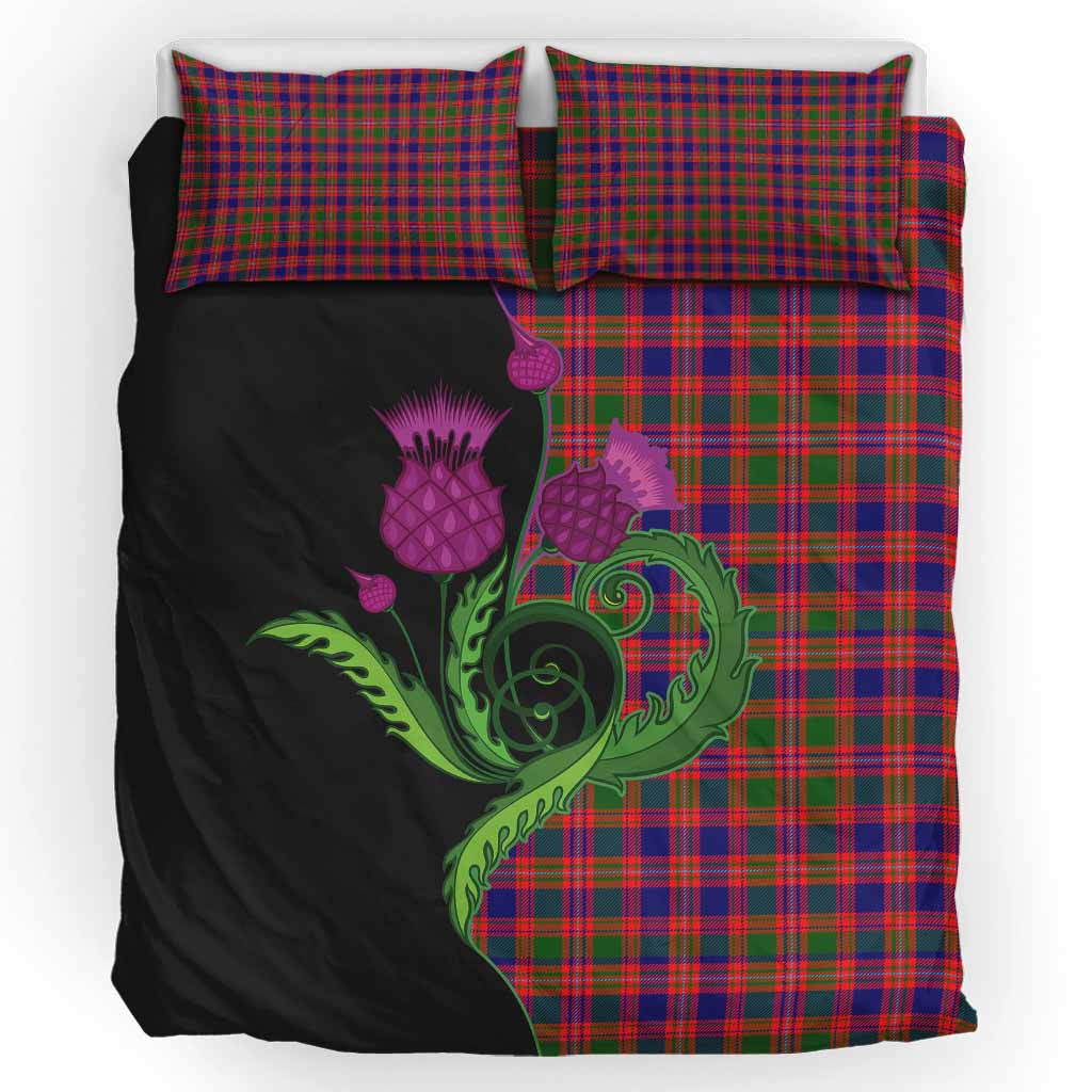 Wright Tartan Bedding Set Traditional Scottish Thistle UK Bedding Set UK King 91*87 inch - Tartan Vibes Clothing