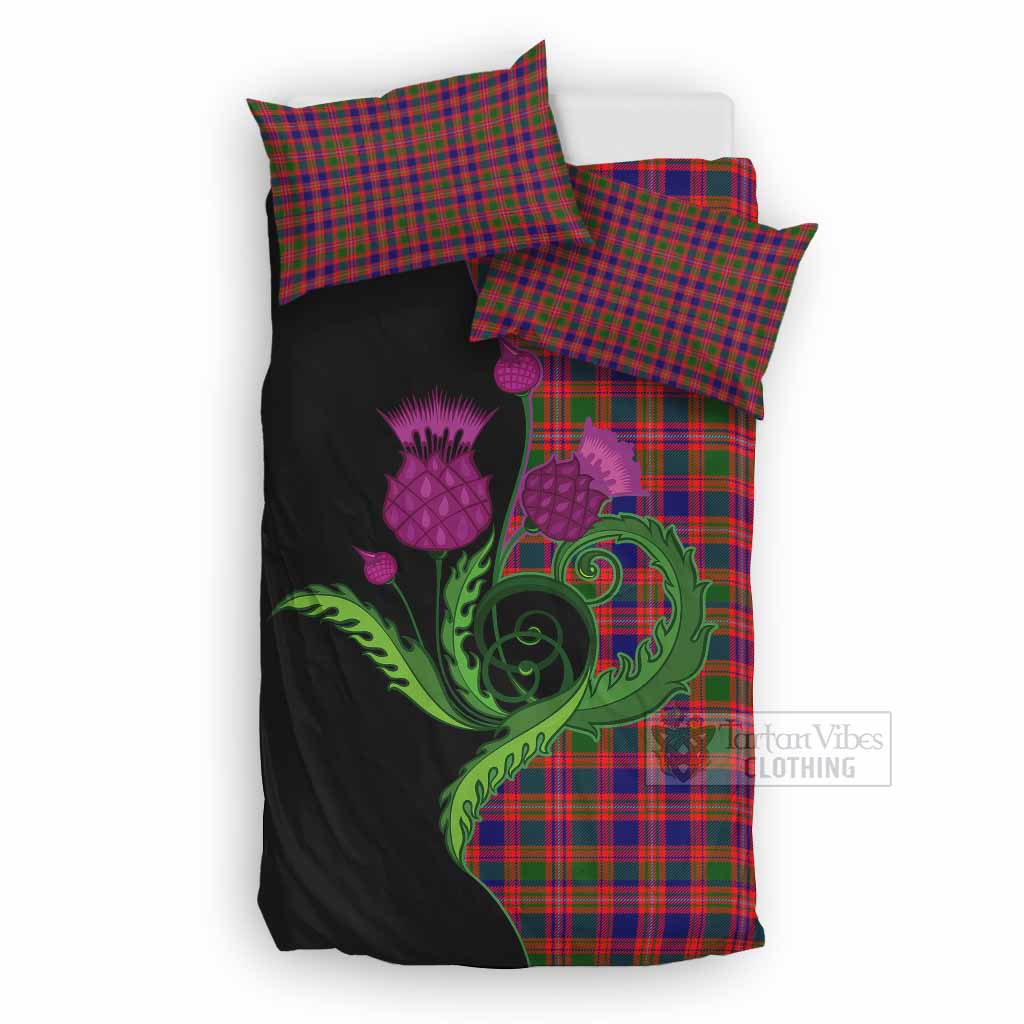 Wright Tartan Bedding Set Traditional Scottish Thistle UK Bedding Set UK Double 79*79 inch - Tartan Vibes Clothing