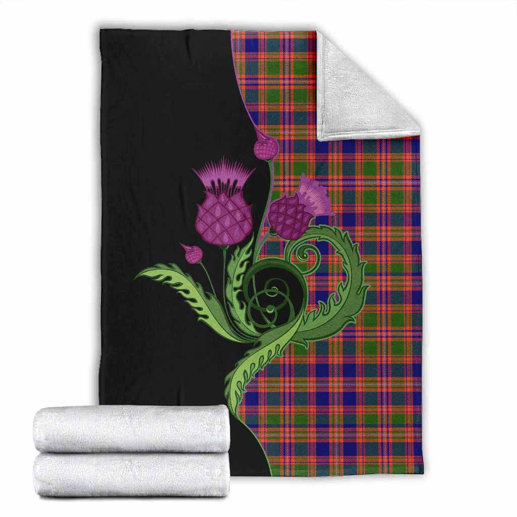 Wright Tartan Blanket Traditional Scottish Thistle X-Large 59 x 79 inches 150 x 200 cm - Tartan Vibes Clothing