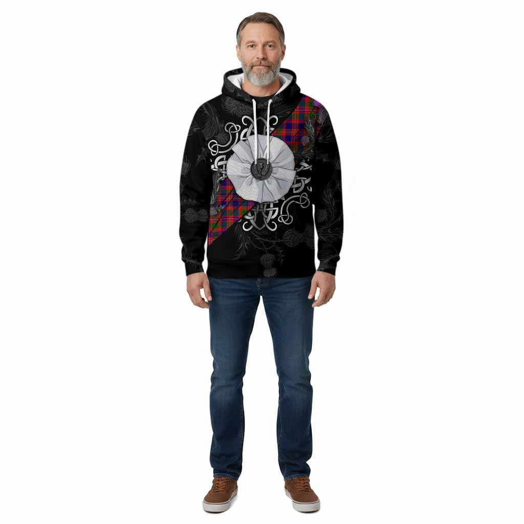 Wright Tartan Cotton Hoodie Jacobite White Rose Zip Hoodie - Tartan Vibes Clothing