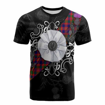Wright Tartan Cotton T-shirt Jacobite White Rose Kid's Shirt - Tartan Vibes Clothing