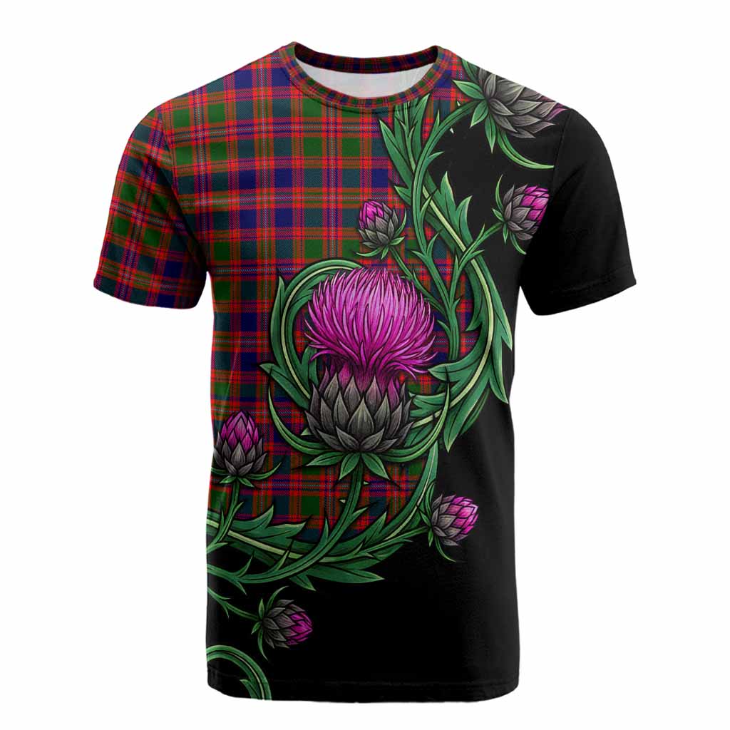 Wright Tartan Cotton T-shirt Resilient Scottish Thistle Kid's Shirt - Tartan Vibes Clothing