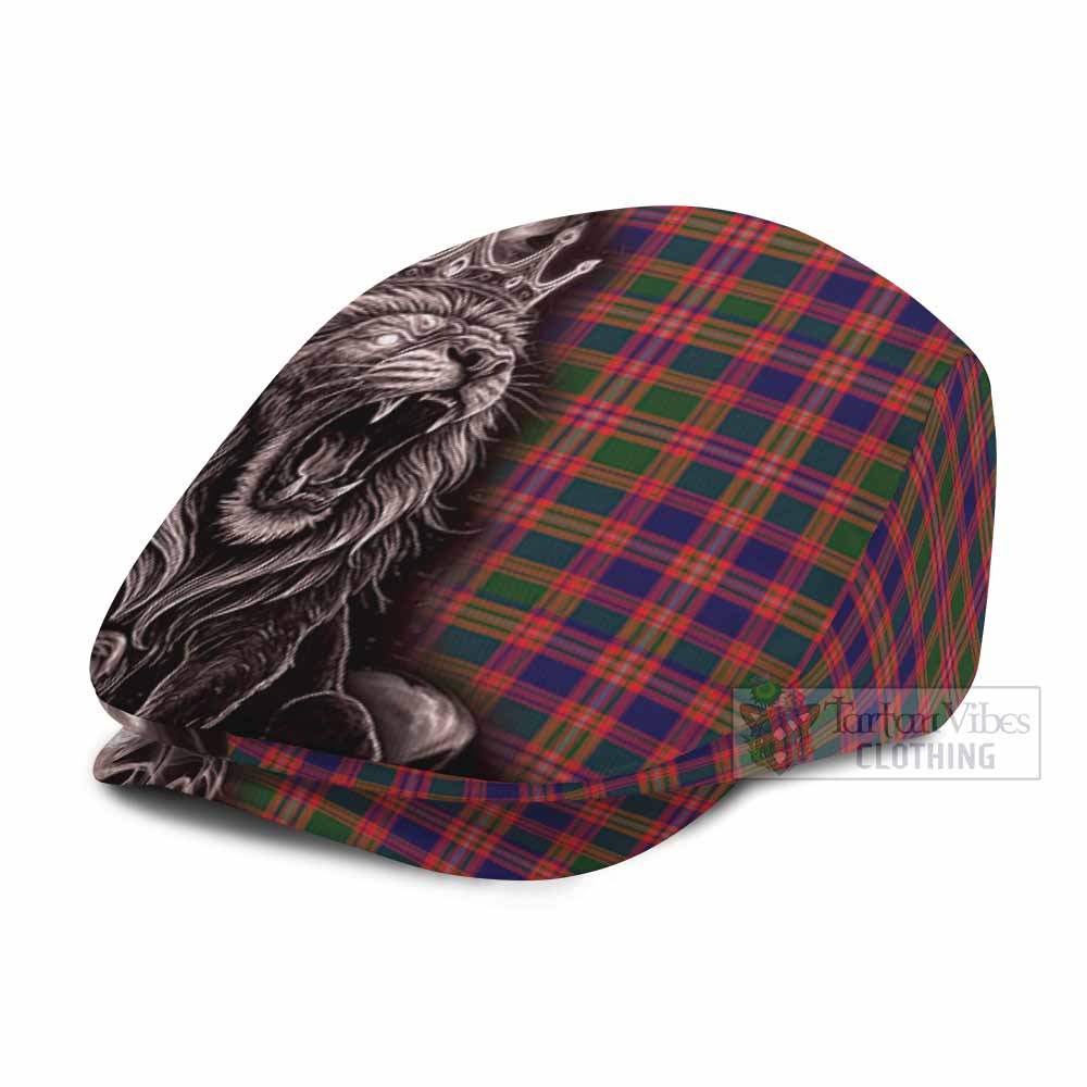 Wright Tartan Flat Cap, Jeff Cap Roaring Lion Heritage - Tartan Vibes Clothing