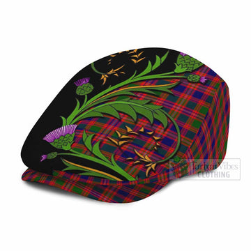 Wright Tartan Flat Cap, Jeff Cap Scottish Thistle Pride Heritage Art