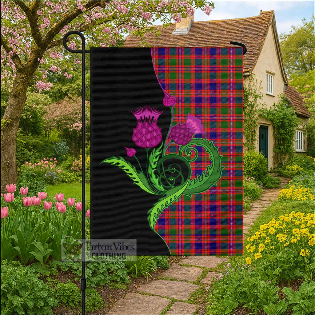 Wright Tartan Garden Flag Traditional Scottish Thistle - Tartan Vibes Clothing