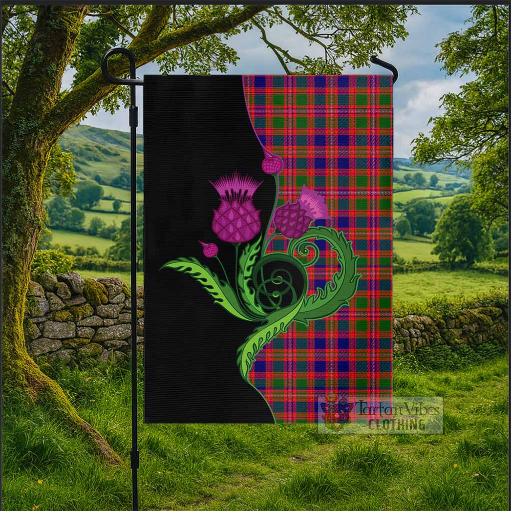 Wright Tartan Garden Flag Traditional Scottish Thistle - Tartan Vibes Clothing