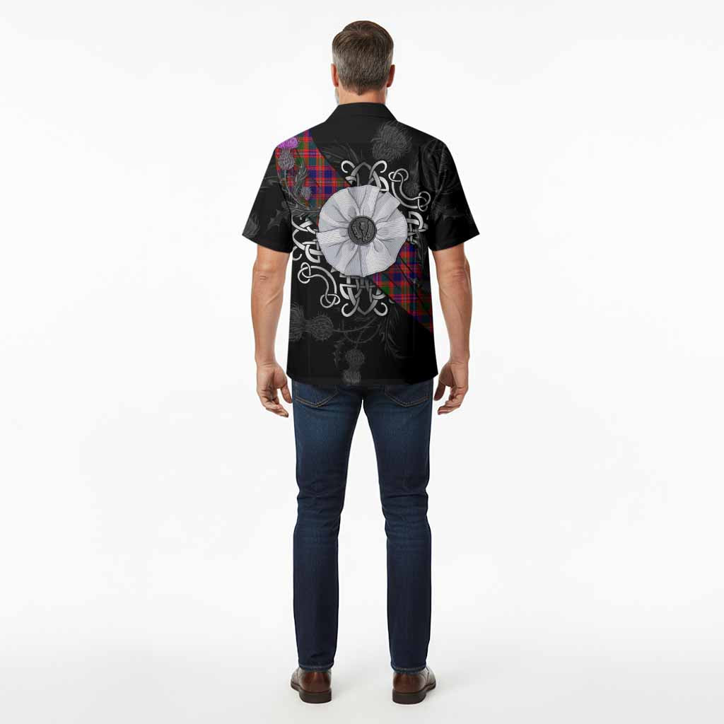 Wright Tartan Hawaiian Shirt Jacobite White Rose - Tartan Vibes Clothing